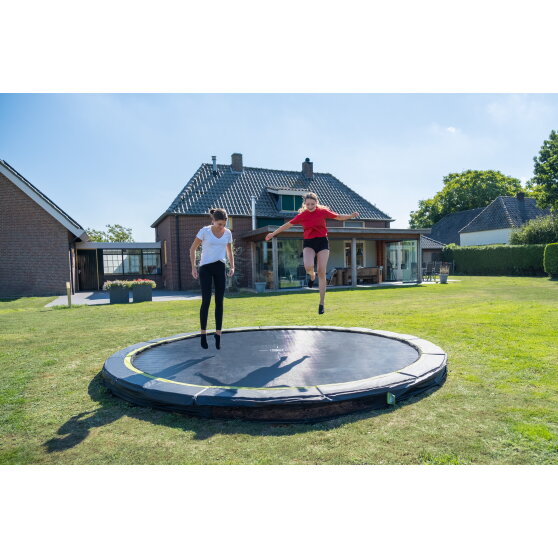 Trampoline enterré EXIT Silhouette sports ø366cm - noir