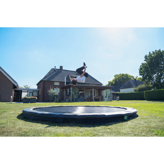 Trampoline enterré EXIT Silhouette sports ø305cm - noir