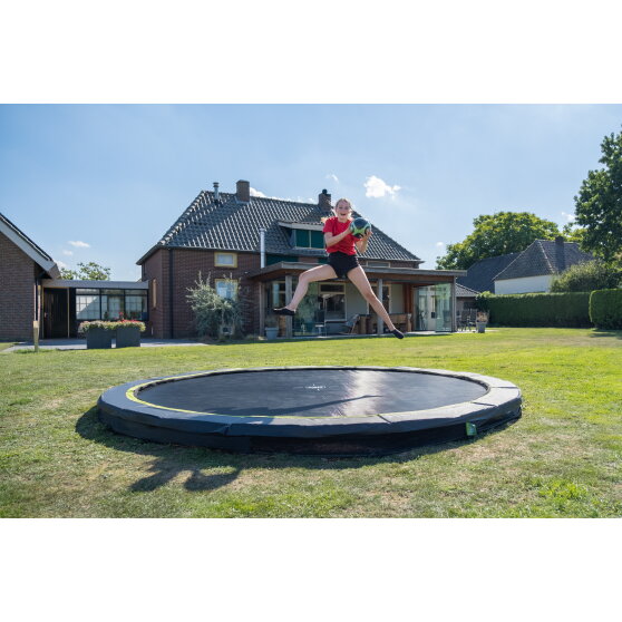 Trampoline enterré EXIT Silhouette sports ø427cm - noir