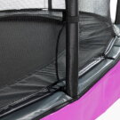 Trampoline enterré EXIT Elegant Premium de 214x366cm avec filet de sécurité Deluxe - violet