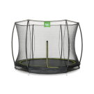 Trampoline enterré EXIT Silhouette ø244cm avec filet de sécurité - noir