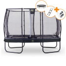 Trampoline EXIT Elegant Premium ensemble complet 244x427cm - noir
