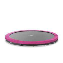 Trampoline enterré EXIT Silhouette sports ø366cm - rose