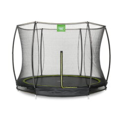 Trampoline enterré EXIT Silhouette ø305cm avec filet de sécurité - noir