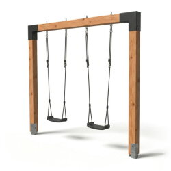 EXIT Linea Robust 110 Balançoire double en bois