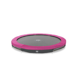 Trampoline enterré EXIT Silhouette sports ø244cm - rose
