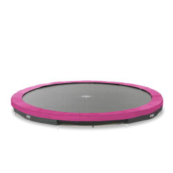 Trampoline enterré EXIT Silhouette sports ø427cm - rose