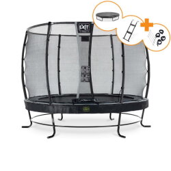 Trampoline EXIT Elegant Premium ensemble complet ø305cm - noir