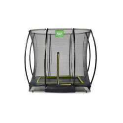 Trampoline enterré EXIT Silhouette 153x214cm avec filet de sécurité - noir
