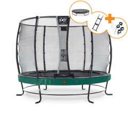 Trampoline EXIT Elegant Premium ensemble complet ø305cm - vert
