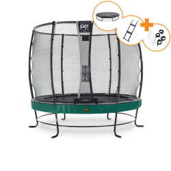 Trampoline EXIT Elegant Premium ensemble complet ø253cm - vert