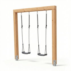 EXIT Linea Massiv 140 Balançoire double en bois