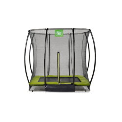Trampoline enterré EXIT Silhouette 153x214cm avec filet de sécurité - vert