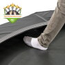 Trampoline de sport enterré au niveau du sol EXIT InTerra ø427cm - noir